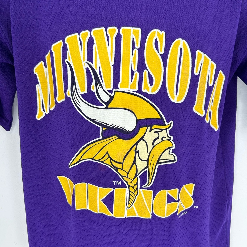 Vintage 90s Randy‎ Moss Minnesota Vikings Shirt Size Medium Sport Attack *READ - Picture 5 of 16